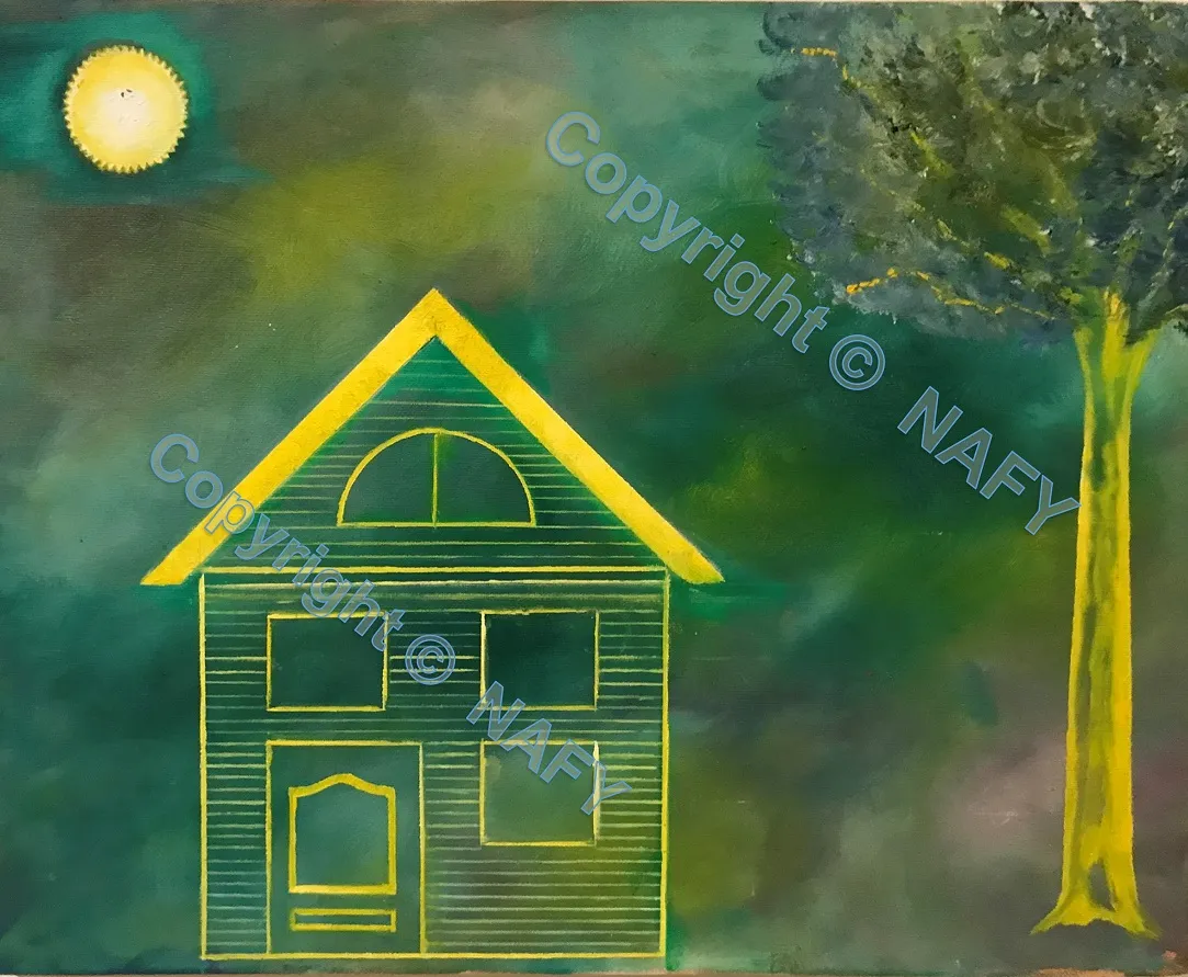 See My House Child-style Art Product Image